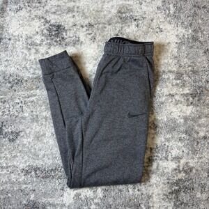 Nike Dri-FIT Mens Standard Fit Joggers Charcoal Gray Heather Sweatpants Size M
